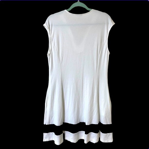 New York & Company White and Black Midi Dress size XL - Picture 2 of 9